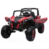 Buggy electric pentru 2 copii Premier 4x4 Superstar, cu 2 baterii, roti cauciuc EVA, scaun piele ecologica, rosu spider