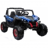 Buggy electric pentru 2 copii Premier 4x4 Superstar, cu 2 baterii, roti cauciuc EVA, scaun piele ecologica, albastru spider