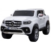 Masinuta electrica 4 x 4 Premier Mercedes X-Class, 12V, roti cauciuc EVA, scaun piele ecologica, alb