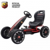 Kart Abarth negru cu pedale pentru copii