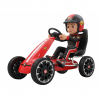 Kart Abarth rosu cu pedale pentru copii